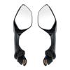 Motorcycle Rear View Mirrors LED Turn Signal For Kawasaki Ninja ZX10R 2016-2023 2018 19