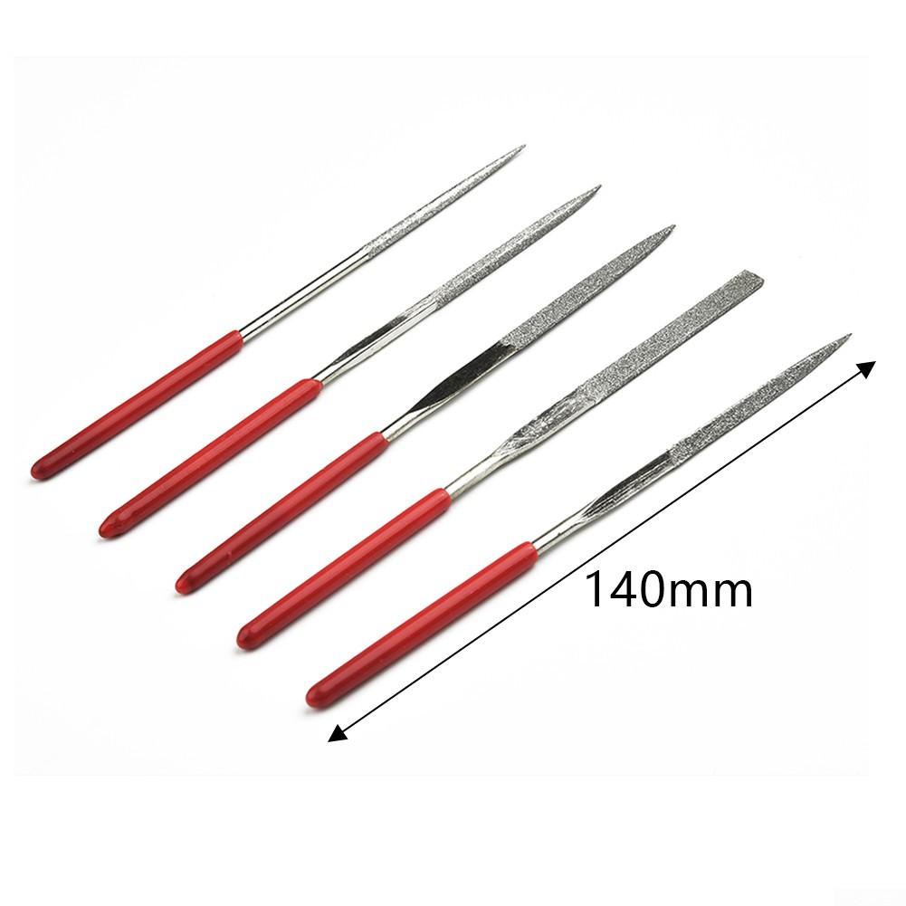 5pcs Diamond Needle File Set For Jeweler Wood Carving Craft Glass Stone
