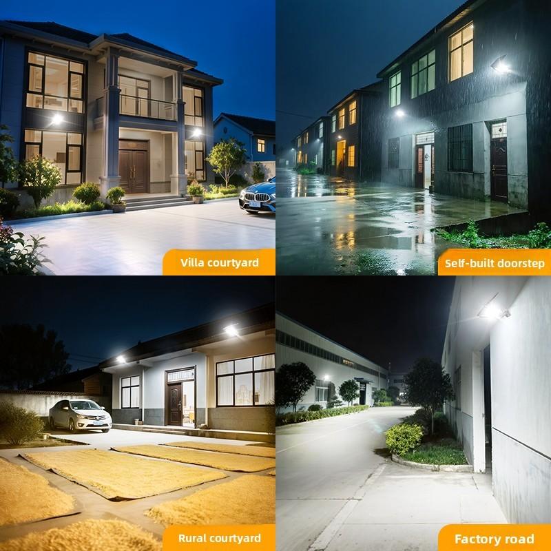 Solar Lights Outdoor with 3 Modes Motion Sensor Super Bright Wall Lamp IP65 Waterproof Street Light for Garden Yard Path Garage