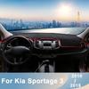 Для Kia Sportage 3 R 2010 2011 2012 2013 2014 2015 LHD RHD крышка приборной панели автомобиля коврик для приборной панели солнцезащитный козырек Нескользящая накладка аксессуары