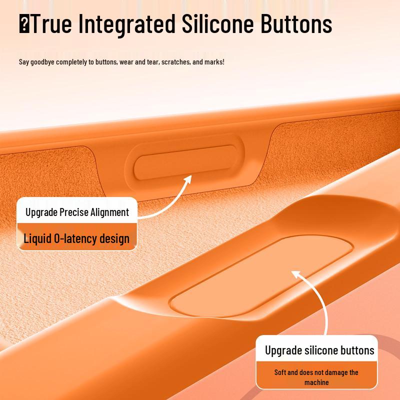 iPhone 17 Pro Max Liquid Silicone Magnetic Color-blocking Thin Protective Case