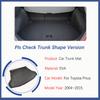 Fit For Toyota Prius XW50 50 MK5 2016~2021 Car Rear Trunk Mats Waterproof Pads Storage EVA Boot Covers Auto Interior Accessories