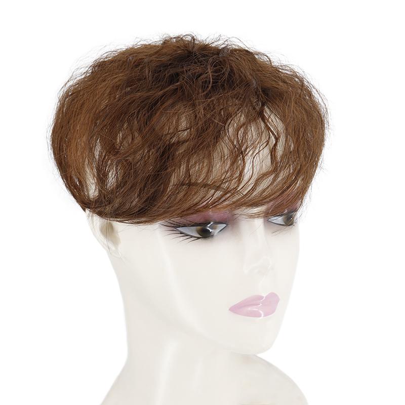 MERISIHAIR Женские короткие вьющиеся наращивания волос Синтетическое волокно для наращивания волос покрывает белые волосы и выпадение волос Короткий вьющийся шиньон