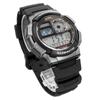Casio World Time Digital Watch Overseas Model Black X Gray Metallic [Casio] Men's AE-1000W-1BV [Item]
