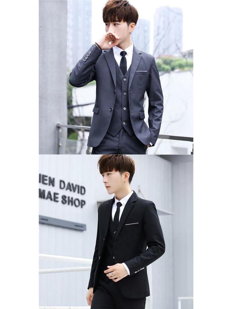 Мужской деловой приталенный пиджак — повседневная или официальная одежда для жениха и его друзей.