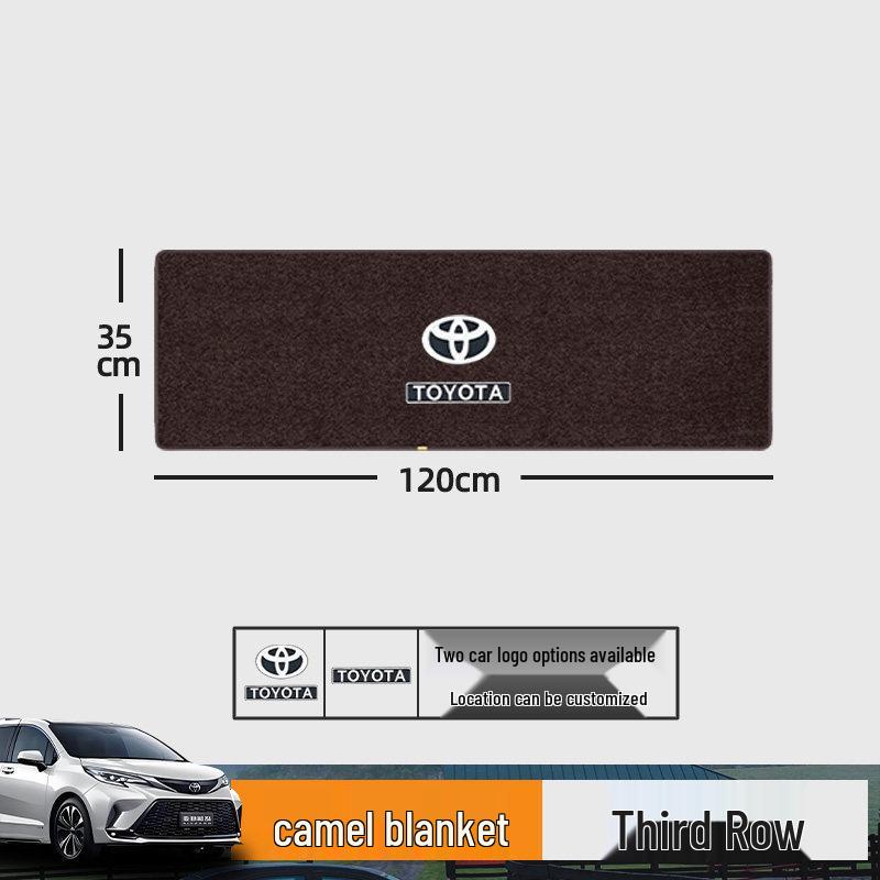 Коврики на пол в среднем ряду Toyota Sienna 2026 года - Издание Grewia