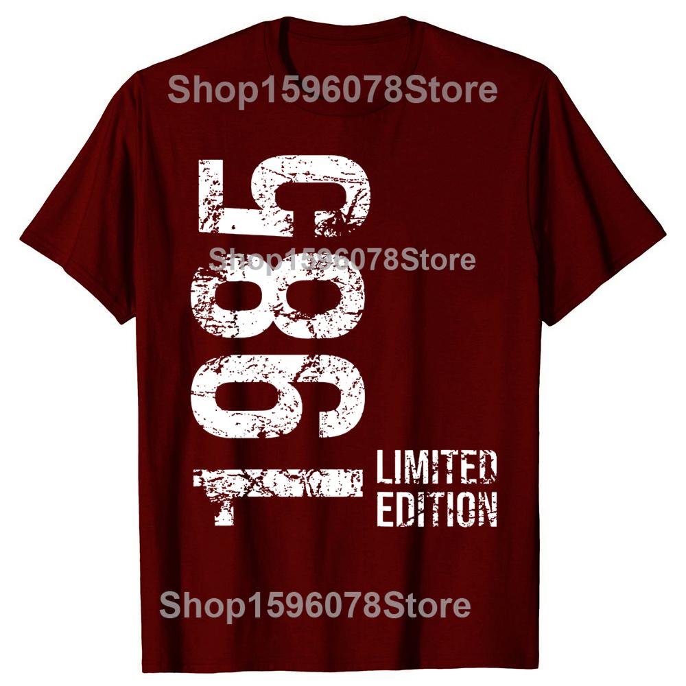 Awesome 40th 40 Years Retro Vintage 1985 Printed Birthday Gifts Man Tshirts Cotton Streetwear Hip Hop Short Sleeve Women Tshirt