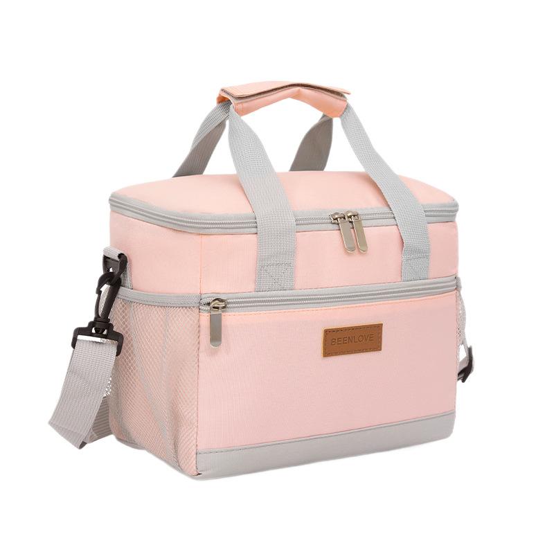 Beilin's best-selling insulated bag, large-capacity tote picnic bag, shoulder ice bag, portable camping and travel lunch bag