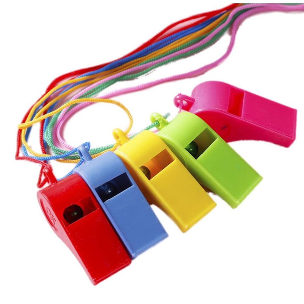Football Soccer With Lanyard Cheerleading Tool Whistle Outdoor Survival Tool Referee Whistle
