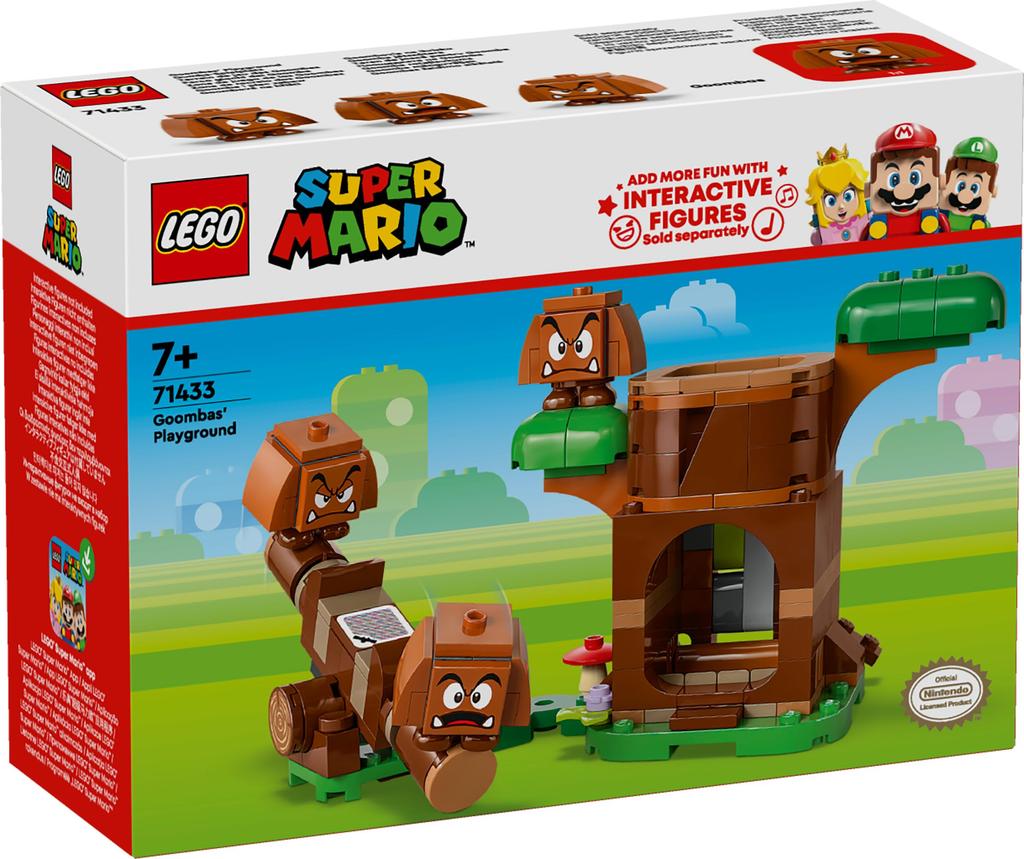 LEGO Super Mario Goomba Игрушка для игровой площадки Подарок на день рождения Блок Mario Товары Игра 71433