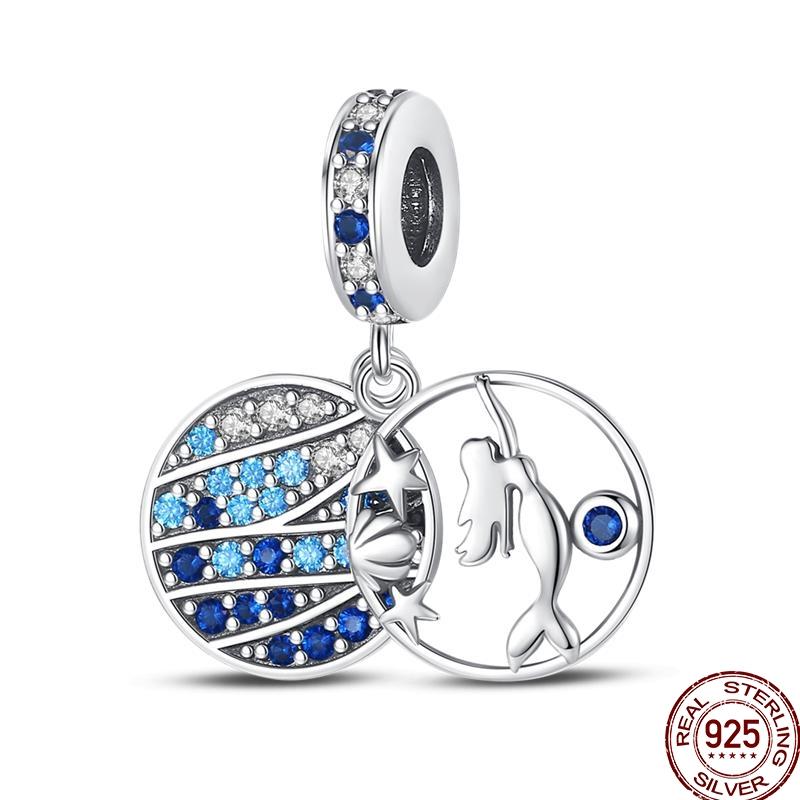 Медь Серия Океан Осьминог Морская звезда Морская рыба Подвески Бусины Подходят для браслетов 3 мм DIY Ювелирные изделия Мадам Подарок