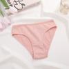 Mid-waist Cotton Panty For Women Sexy Solid Color Lingerie Soft and Breathable Underwear