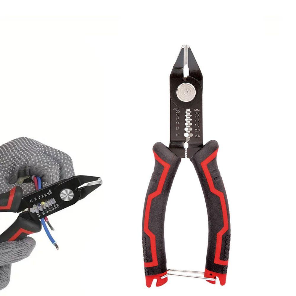Fast Cutting Wire Stripper Pliers Clamping Cable Wire Crimping Electrician Repair Tools