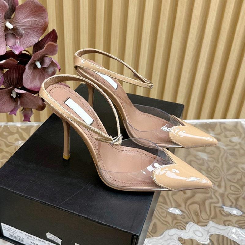 Лето 2025 Новые Золотые Цветы Квадратный Тонкий Каблук Одинарные Туфли с Сексуальным Открытым Носком Чувство Дизайна Женские Сандалии