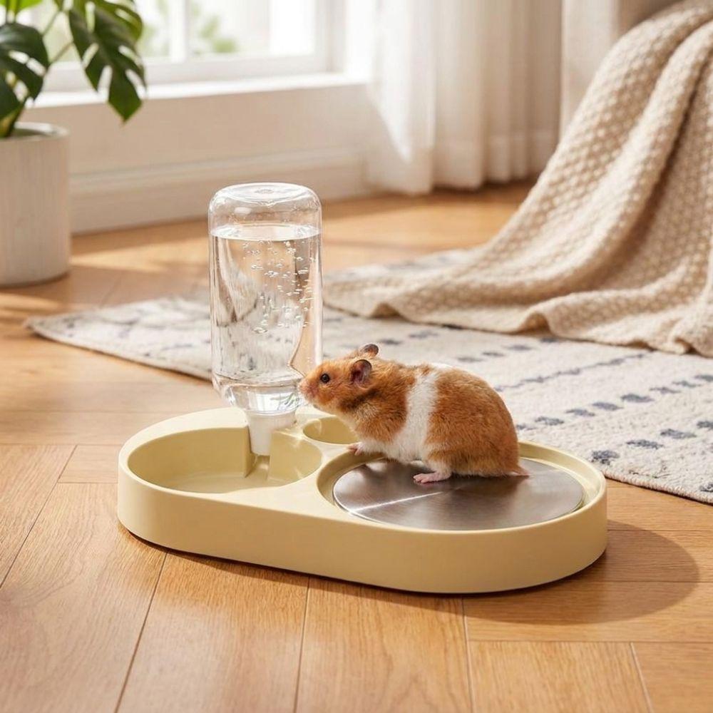Heat Dissipation Cooling Feeding Station Tray Automatic Water Kettle For Small Pet Summer