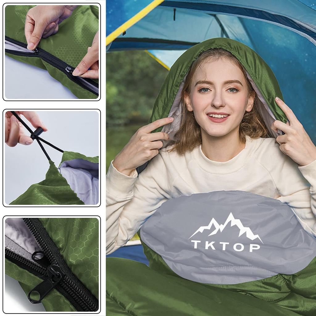 Эксклюзивный спальный конверт TKTOP для сна в тепле и холоде, для сна в условиях стихийных бедствий. Включает в себя хранение [бренд Amazon] Сумка, Сумка, Тип, Легкий, Удержание,