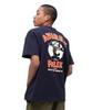 FELIX EMBROIDERY LOGO Embroidered Logo Short Sleeve Size L T-SHIRT, Men's T-Shirt, (120), Navy, 783-5134035