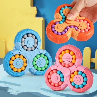 Шестигранный вращающийся палец, волшебные бобы, интеллект, гироскоп, антистресс, кубик на кончик пальца, декомпрессионные игрушки для взрослых, детский образовательный подарок