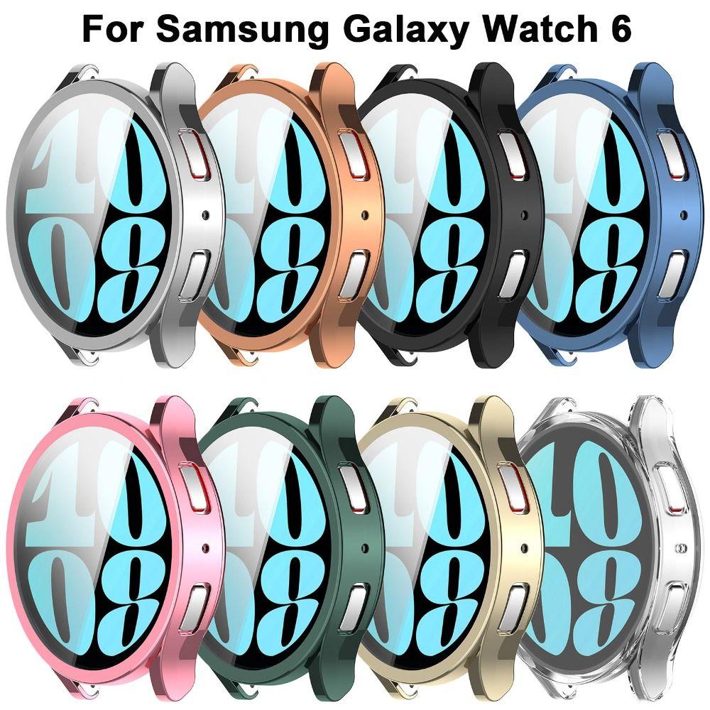 TPU Protective Case Shell Screen Protector for Samsung Galaxy Watch 6 40MM 44MM Smart Watch