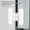 5Pcs Baby Safety Locks Anti-Opening Cabinet Open Cabinet Safety Lock Anti-Clip Hand Door Lock Fixing Clips Refrigerator Lock
