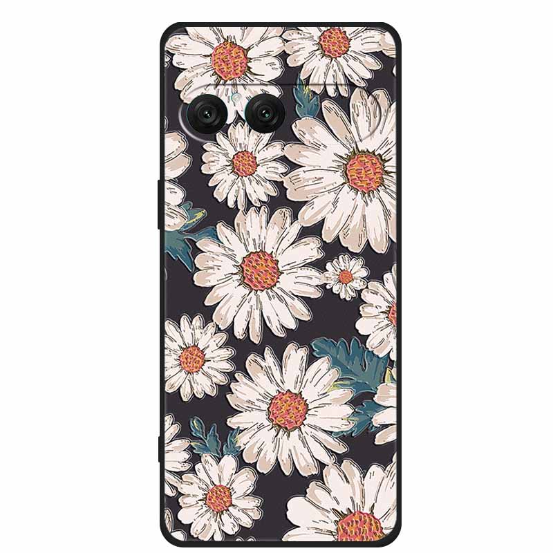 3D Emboss Case For Sony Xperia 10 VII 5G Phone Case Flowers Silicone Soft Coque Funda For Sony Xperia 10 VII Back Cover Case Bag