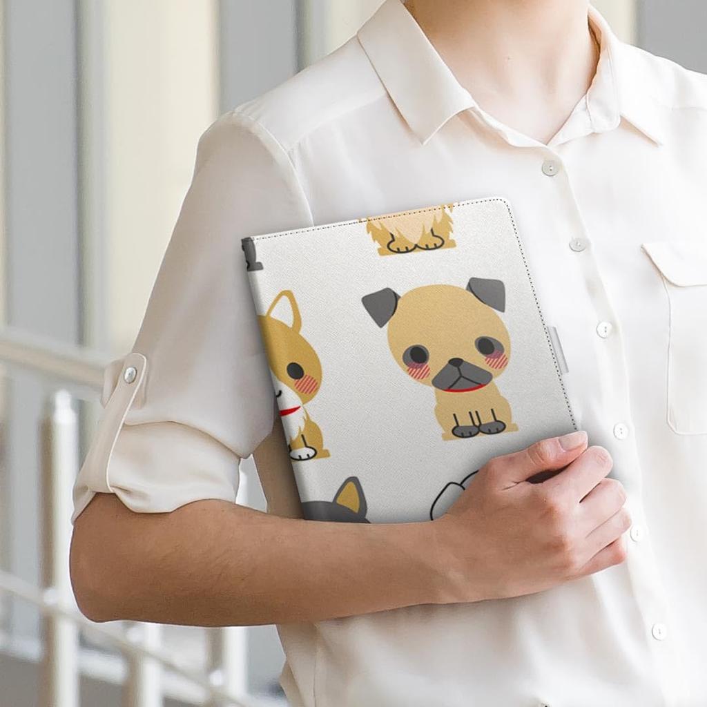 Igcase Fire HD 8 Released In Exclusive Notebook Direct Pasting Dog Shiba Poodle 007882 (8th Generation, 2018) Case, Type, Cover, Type, Dog,