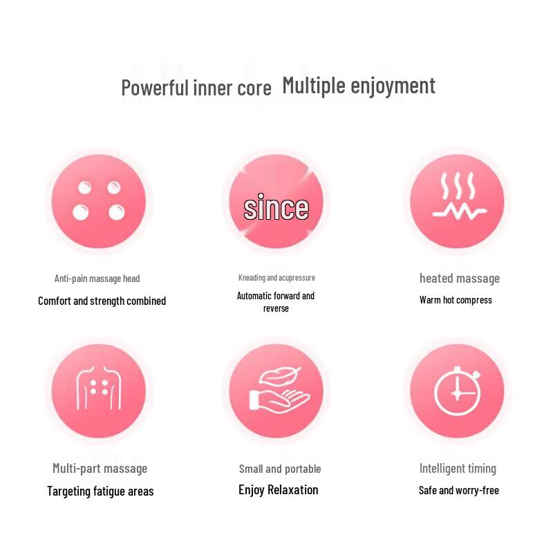 OGAWA Multi-functional Heating Kneading Massage Pillow CN plug (adapter included)