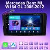 2 DIN Android Carplay автомобильное радио для Mercedes Benz ML W164 GL 2005-2012 мультимедийный проигрыватель головное устройство стерео GPS навигация BT WIFI 4+64 ГБ