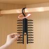 Adjustable Tie Storage Rack Rotating Household Tie Shelf Belt Silk Scarf Holder Cabinet Organizer Hangers Rack