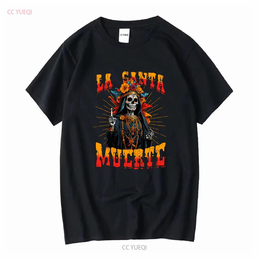 НОВЫЙ ОГРАНИЧЕННЫЙ La Santa Muerte Сахарный Череп Катрина Пять Мая Футболка S 5XL винтажный Стираный Удобный Стильный уличный стиль Мягкий