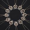 Out Aquarius Leo Scorpio Guardian Star Choker Animal Zodiac Sign 12 Constellation Pendant Necklace