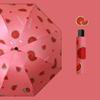 1pcs UV Sun Umbrella Compact Folding Travel Rain Umbrellas Auto Open and Close for Windproof Cute Fruit Watermelon Pattern New