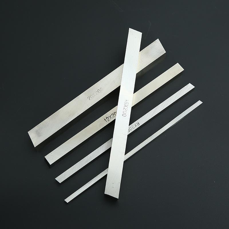 High-Speed Steel Lathe Bar: White Steel Sheet 6x6/8/10/12x200, Sharp Carving Material, Unsharpened.