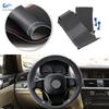 Автоаксессуары Интерьер Наклейка на руль Кожаная отделка Для BMW X3 E83 2003- 2010 X5 E53 2004 2005 2006 красная синяя линия