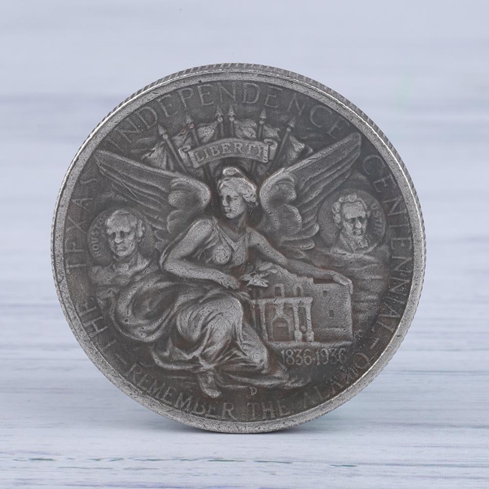 The United States 1936 D Texas Brass Silver Dollar Vintage Commemorative Collection Coin