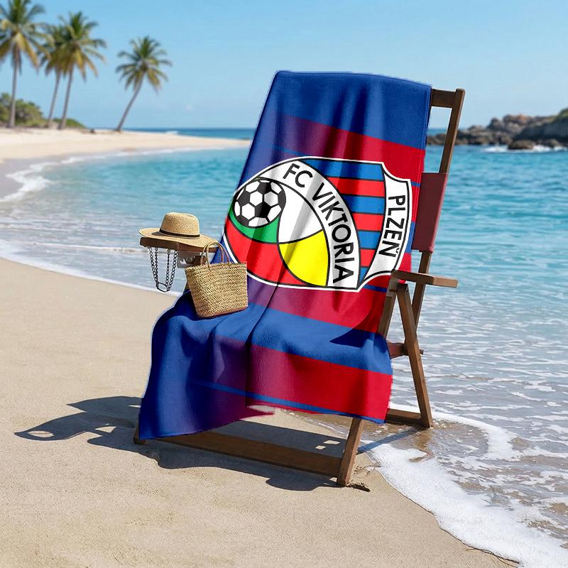Fc Viktoria Fashion Beach Towel: Ideal for Summer Adventures Soft, absorbent and quick drying suitable for swimming and bathing