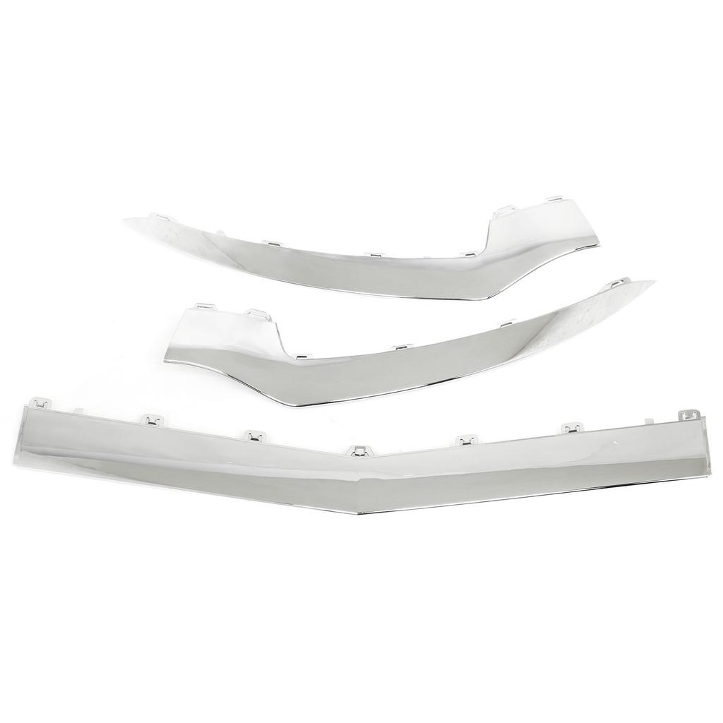 3 шт. глянцевая хромированная нижняя отделка переднего бампера для замены на Mercedes?Бенц Е?Класс C207 Купе AMG Line