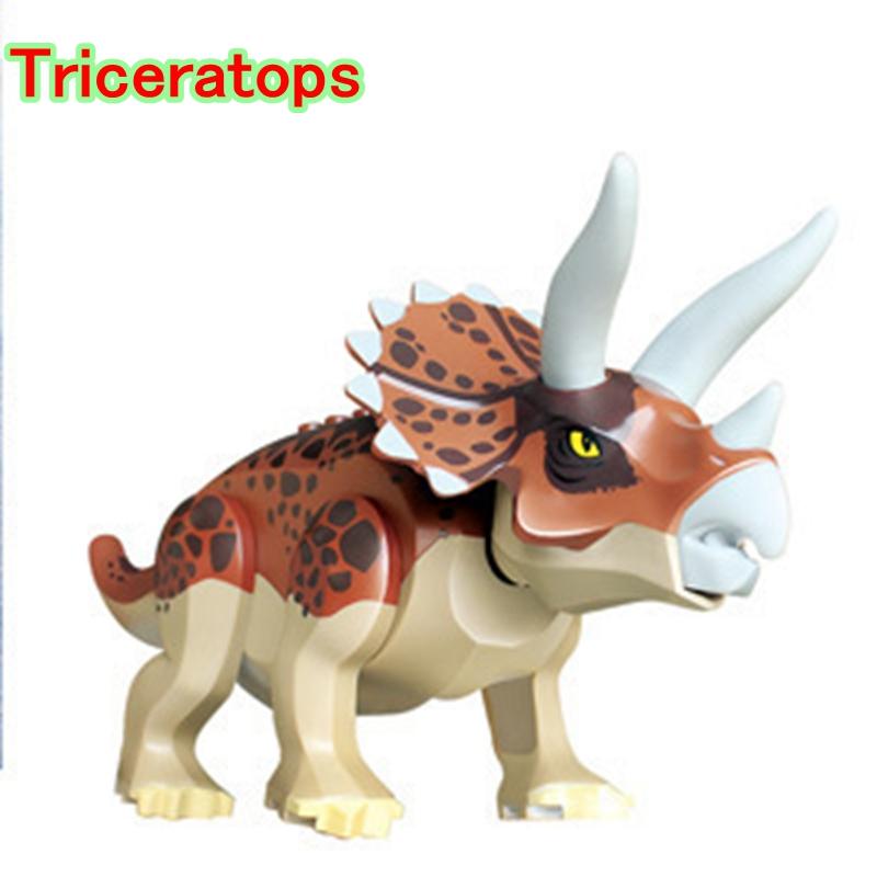 Блокирующие блоки динозавры Юрского периода Тираннозавр Рекс Виверна Велоцираптор Стегозавр строительные блоки игрушки для детей динозавр