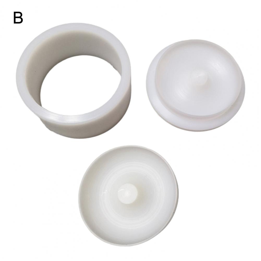 Форма для мыла в форме пончика, форма для мыла в форме пончика, пресс-форма для шампуня, 3D, антипригарное покрытие, диаметр 6,35 см/5,8 см, шарик соли для ванны