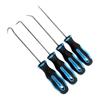 MichaelPro MP002006 Precision Mini Pick Hook Set Assorted Degree Pick and Hook Tools for Everyday Use 4-Piece & - Straight, Angle, Mechanics,