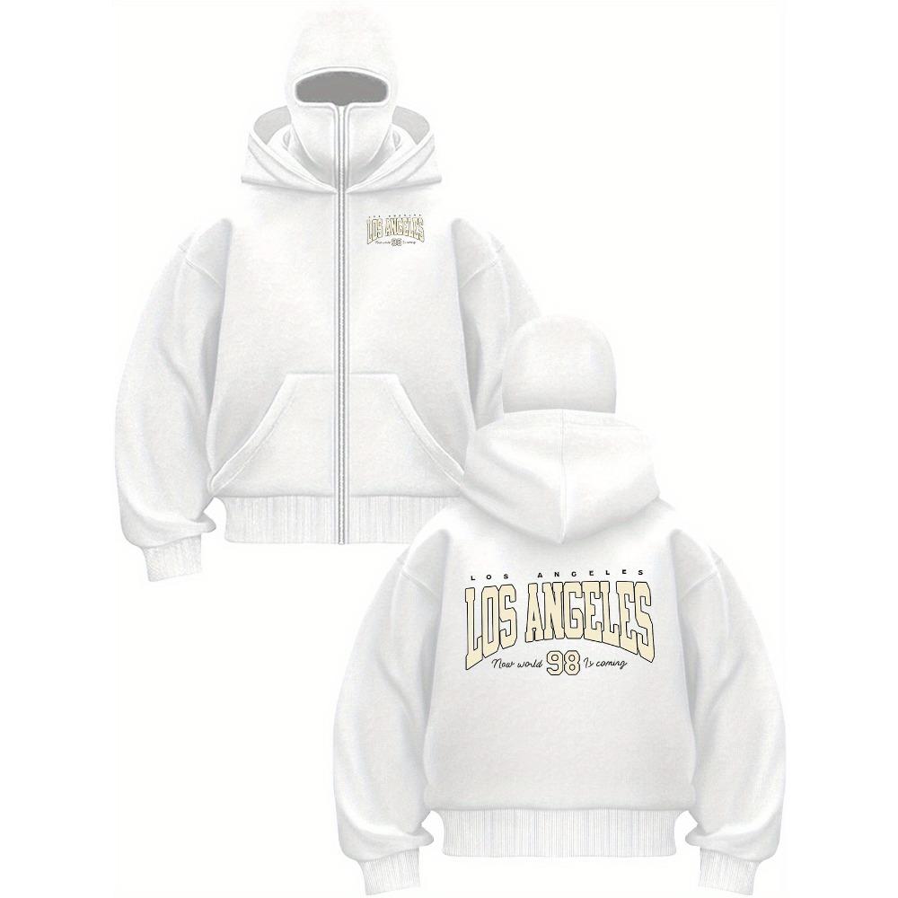 Мужская толстовка с капюшоном, свободного кроя, на молнии, куртка-худи, уличная одежда, повседневная верхняя одежда для повседневных занятий спортом, прочная конструкция, уличный стиль