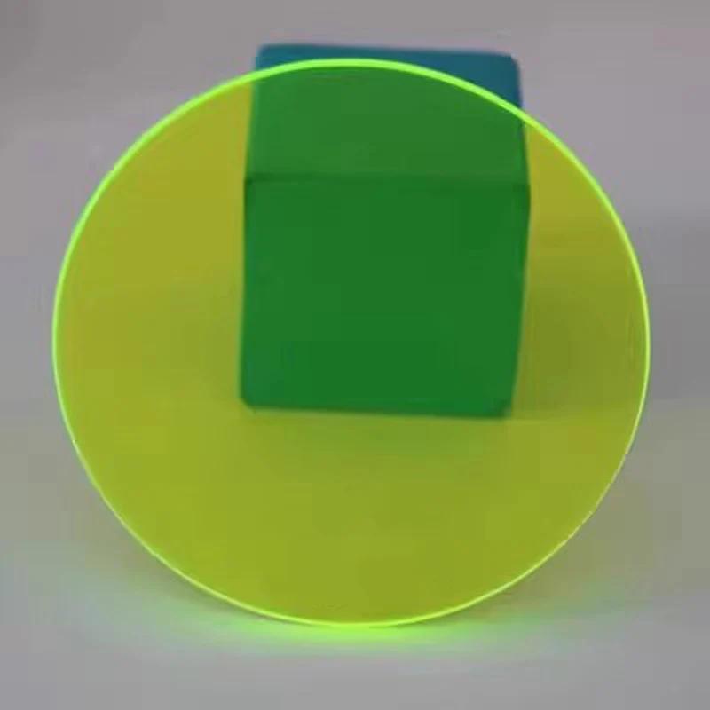 Цветная полупрозрачная акриловая пластина ПММА Оргстекло Круглая форма Тонированная пластина Толщина 3 мм Для DIY/Выставочных проектов/Свадебного и домашнего декора