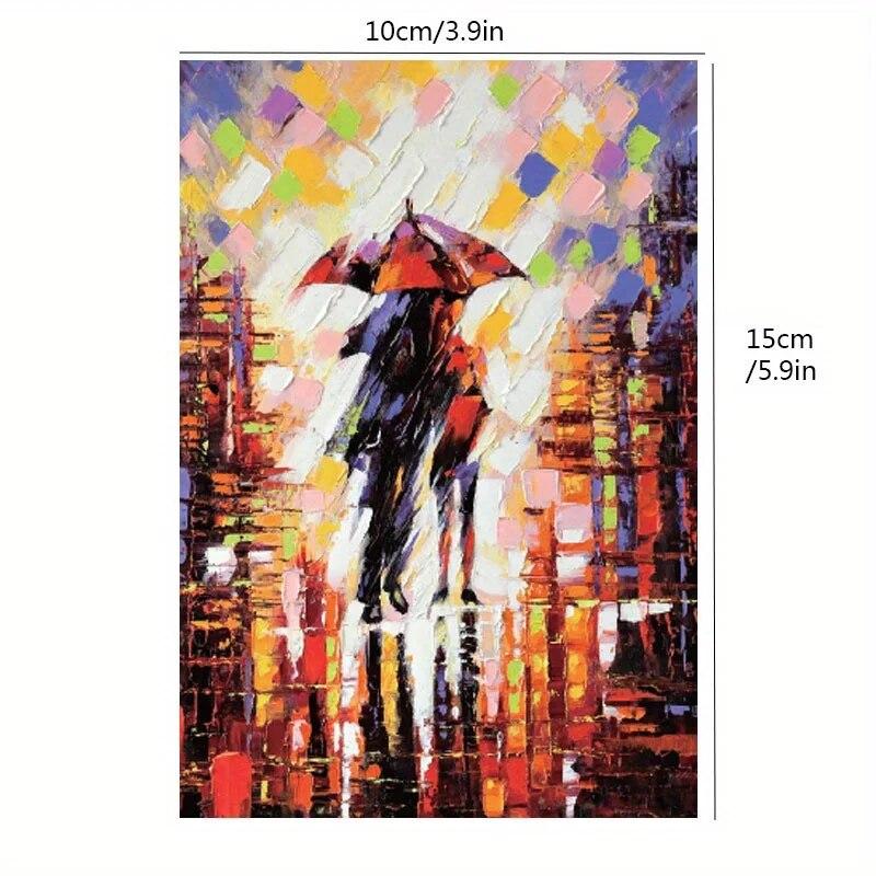 Фоторамка Lovers in the Rain 150 Мини-пазлы для пробирок, серия головоломок для дома, рождественский подарок, пазл для терпения для молодежи, DIY YC-M