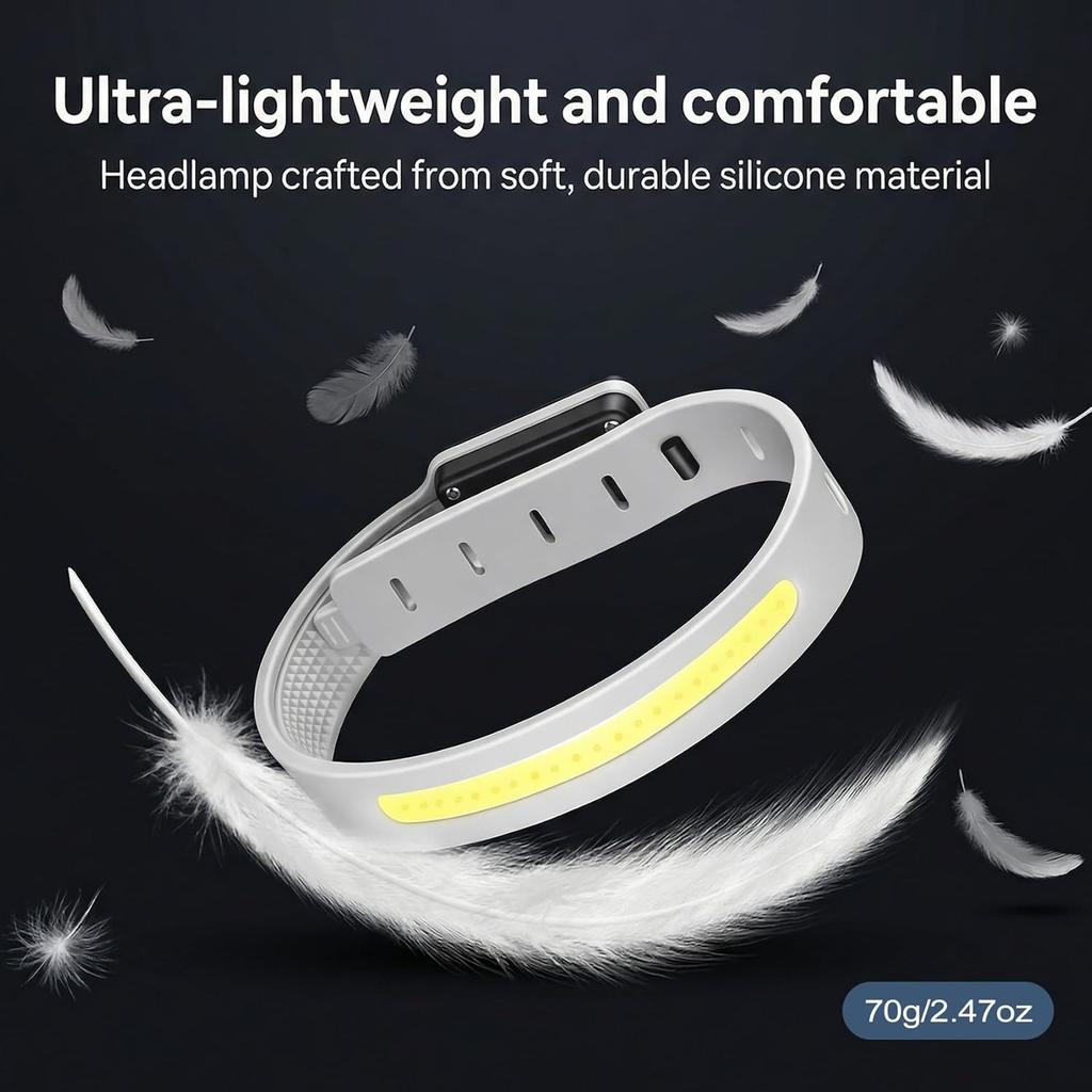 Running Lights 6-Pack, LED Rechargeable Armband Running Lights for Runners – These Wrist Lights are Ideal for Night Running, Jogging, Walking