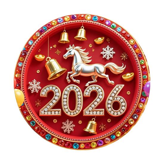 2026 Год Лошади Магнит на Холодильник Акриловый Счастливая Лошадь Магнит на Холодильник Китайский Новый Год Фестиваль Домашняя Кухня Дверь Шкафчик Украшение