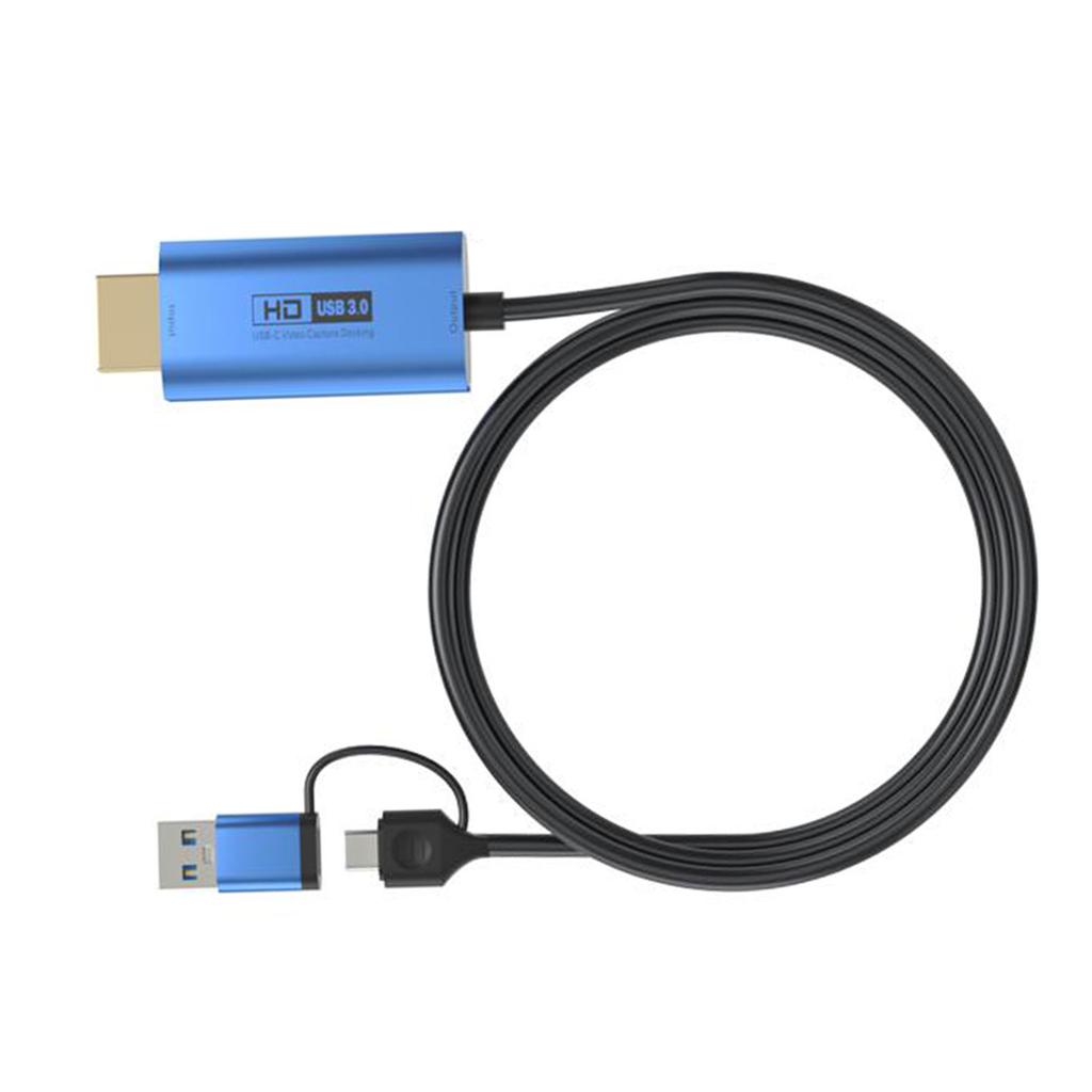 HD to Type C USB3.0 Video Card 4K Input Supports for Recording Live Streaming Teaching Game