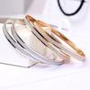 1Pc Minimalist Frosted Bangle Bracelet Party Jewelry Women Valentine Day Gift