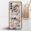 Стеклянный чехол для Samsung Galaxy S22 S20 FE S21 5G S10 S9 Plus Note 10 20 Lite закаленный чехол для телефона Tiger Crane ART