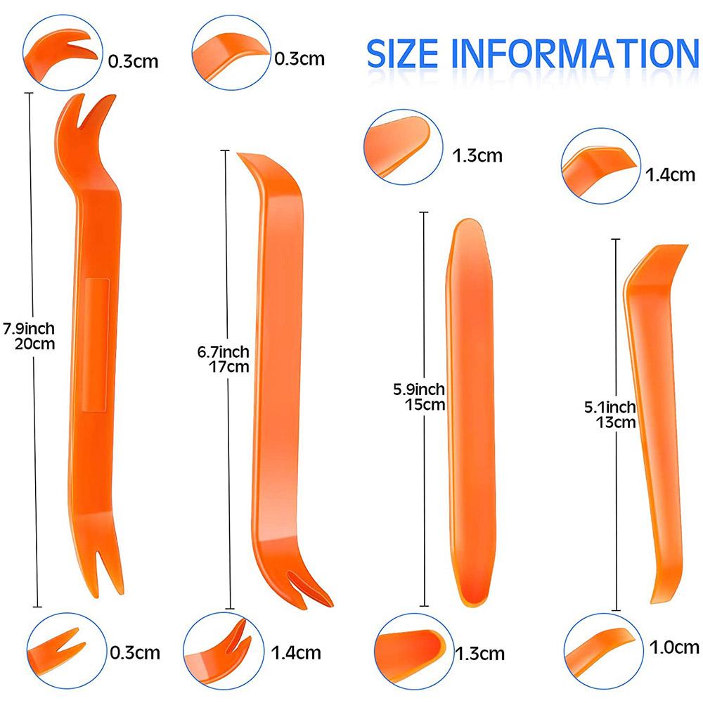 Инструмент для снятия обшивки автомобиля Инструменты для снятия панелей обшивки дверей автомобиля Инструмент для снятия магнитолы автомобиля Монтажный инструмент Инструмент для поддевания Панель клипс двери автомобиля Лом для снятия