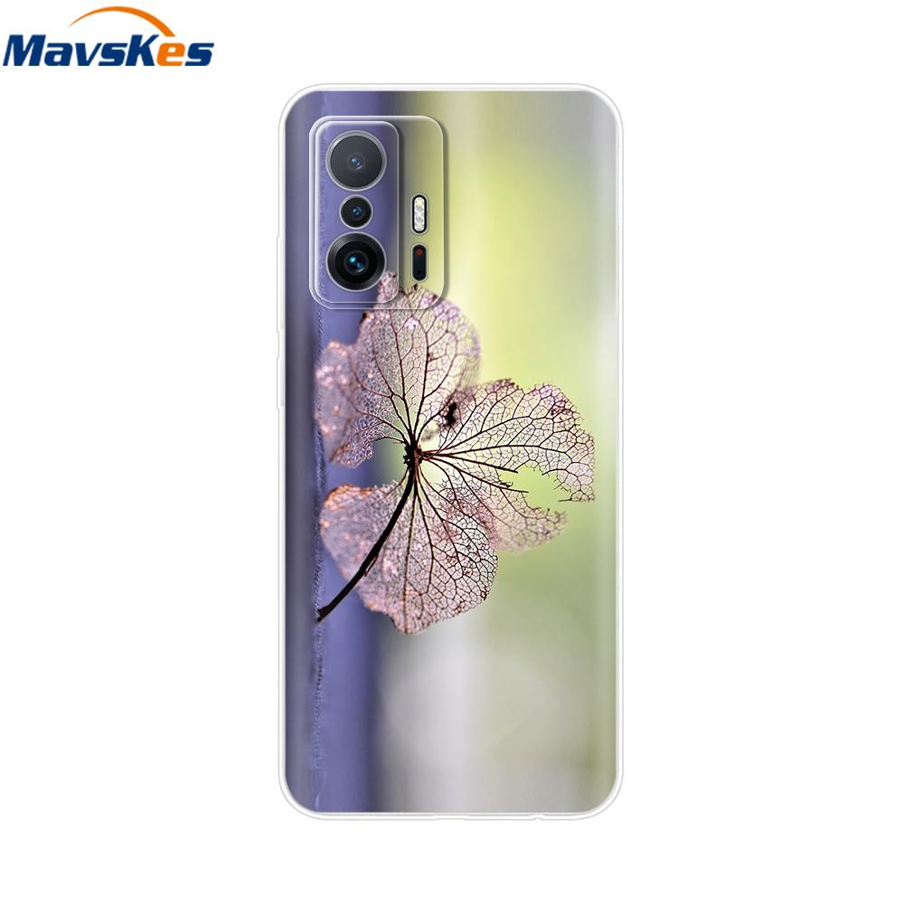 For Xiaomi 11T Pro Case For Xiaomi 11T Cover Transparent Silicone Cute Back Cover Cases Soft Bumper for xiaomi 11t 5g t11 Capa